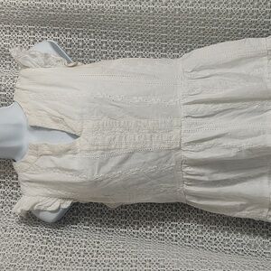 Elegant White Ruffle Dress